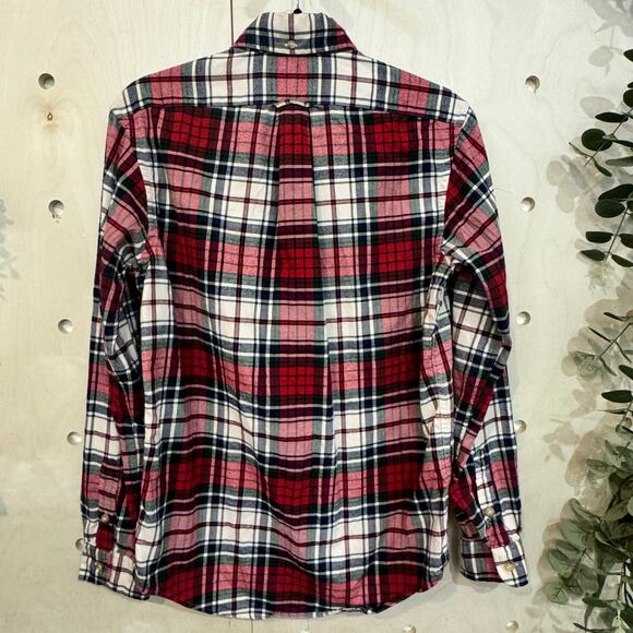 RALPH LAUREN Flannel Button Down Shirt Mens SZ S Red Tartan Plaid - Picture 3 of 8